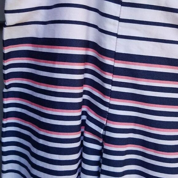 Charter Club 100% Cotton Pleated Strip Skirt Size 10 - Picture 11 of 12